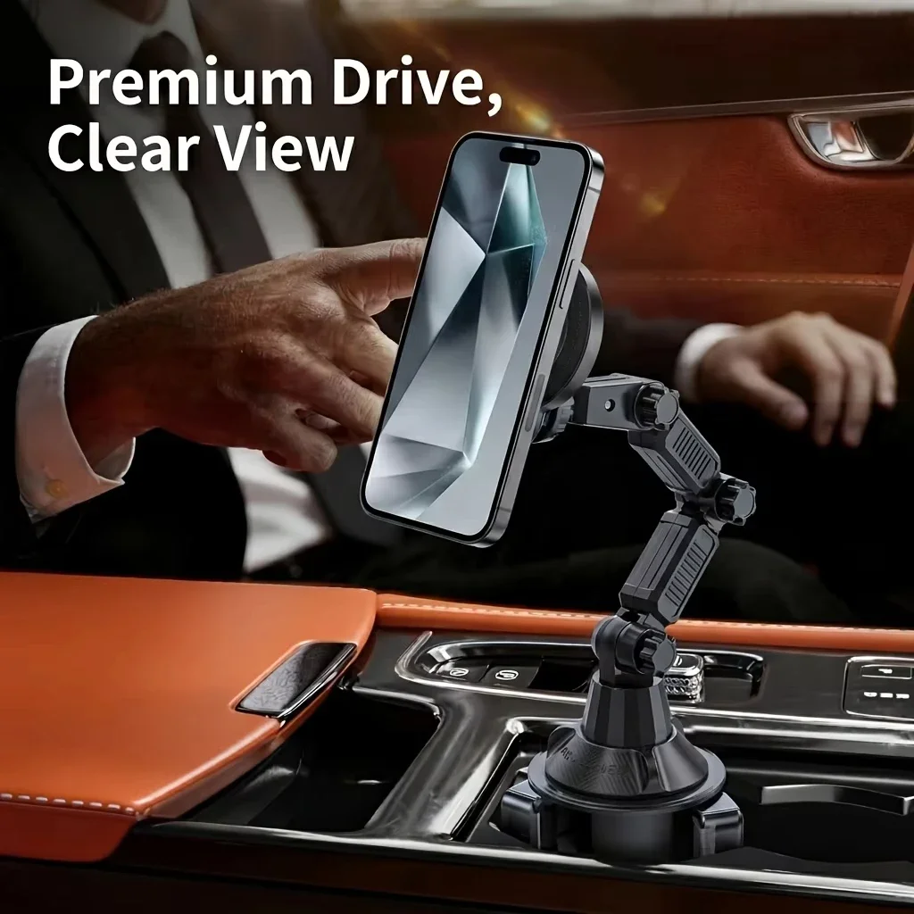 Car Cup Holder Expander - Supporto Magnetico per Telefono da Auto