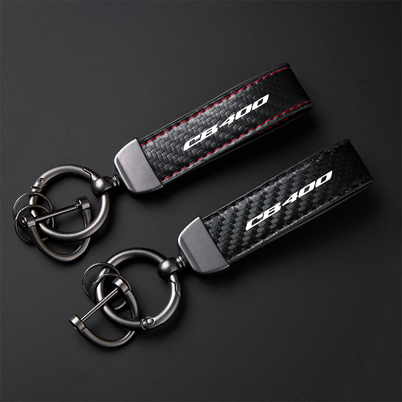 Car Accessories Honda - Portachiavi in pelle per motocicli con
