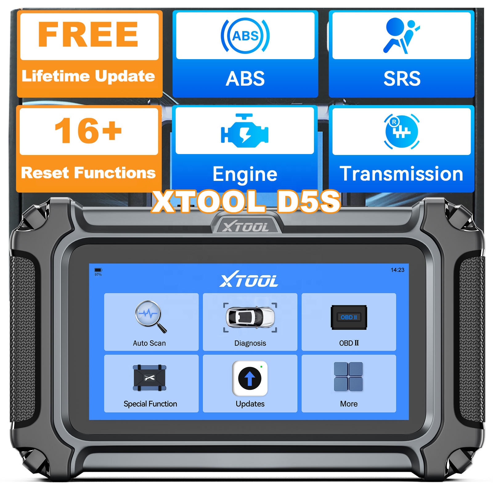 Obd2 Scanner - Scanner OBD2 D5S 12V con Aggiornamenti