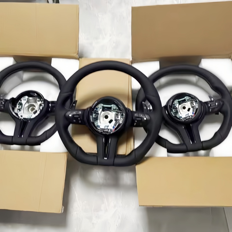 Car Accessories Quirky - Volante in Pelle per Auto BMW