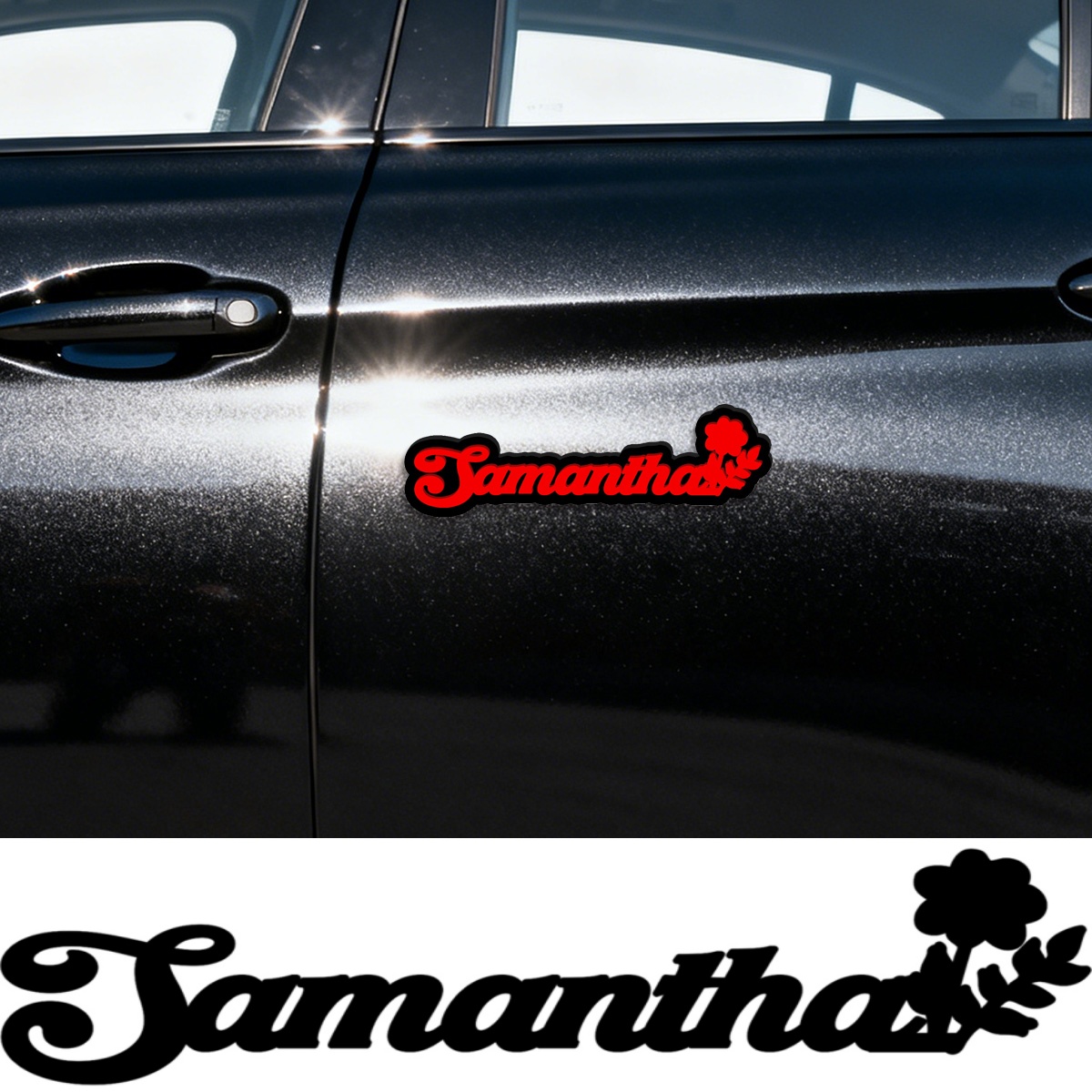 Car Accessories Sticker - Adesivo per Auto con Logo Personalizzato,