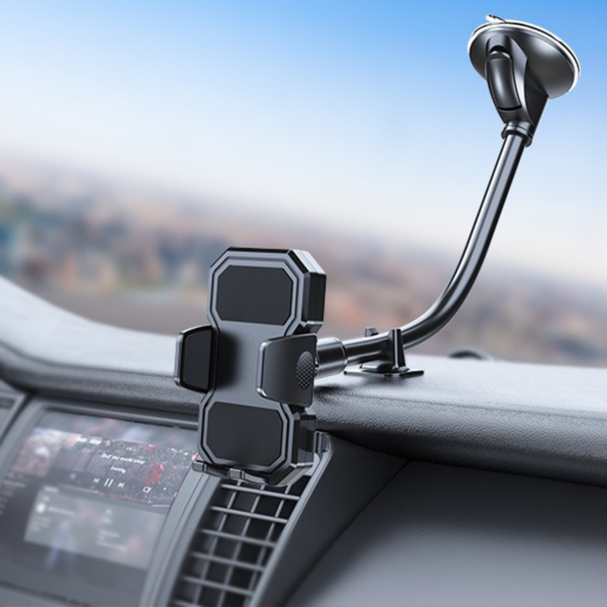 Car Cup Holder Expander - Supporto per telefono da auto con