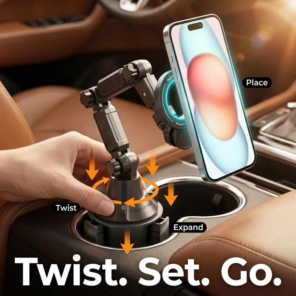 Supporto Magnetico per Telefon - Car Cup Holder Expander recensione e prezzo