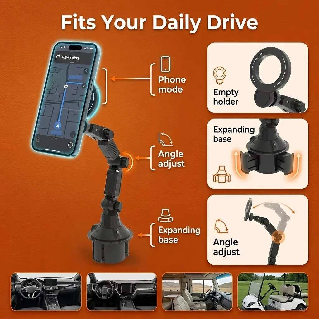 Supporto Magnetico per Telefon - Car Cup Holder Expander recensione e prezzo