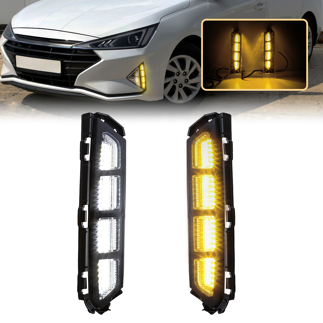2 pezzi LED fendinebbia per Hy - Car Accessories For Road Trip recensione e prezzo