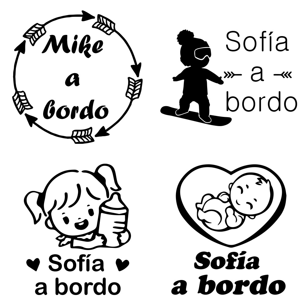 1pc vinile bambino a bordo col - Car Accessories Sticker recensione e prezzo