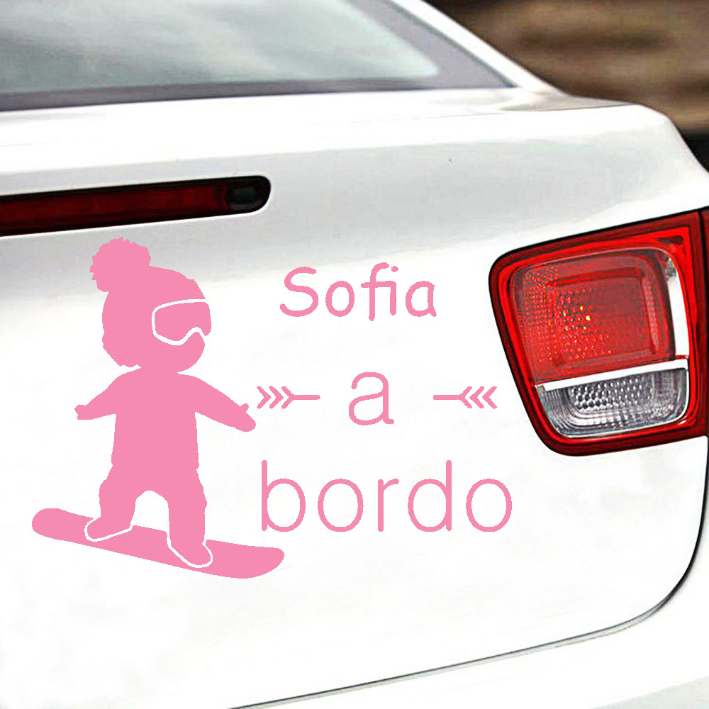 1pc vinile bambino a bordo col - Car Accessories Sticker recensione e prezzo