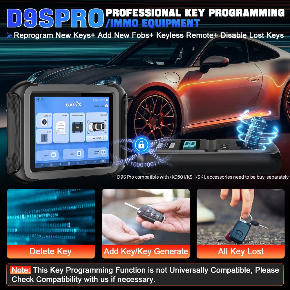 Magazzino UE XTOOL D9S Pro EU  - Obd2 Scanner recensione e prezzo