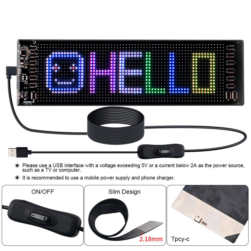 Pannello LED Matrix Pixel a sc - Car Accessories Uk recensione e prezzo